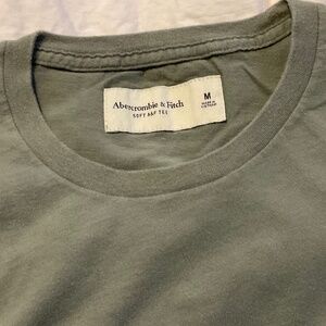 Abercrombie & Fitch Medium Grey/green tee